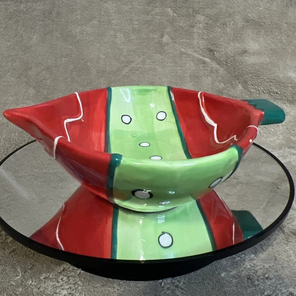 Den Craft‎ Inc Christmas Ornament Candy Dish Ceramic